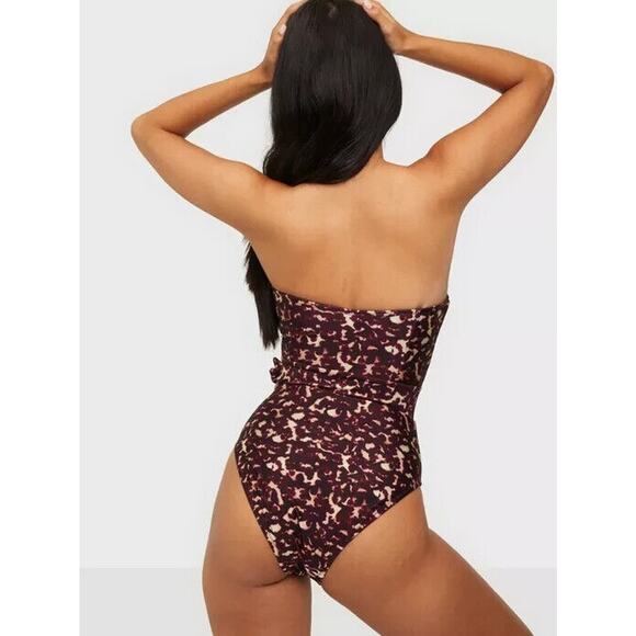 MinkPink NWT Retrospect One Piece Swimsuit Multi Color Size S - Picture 6 of 6